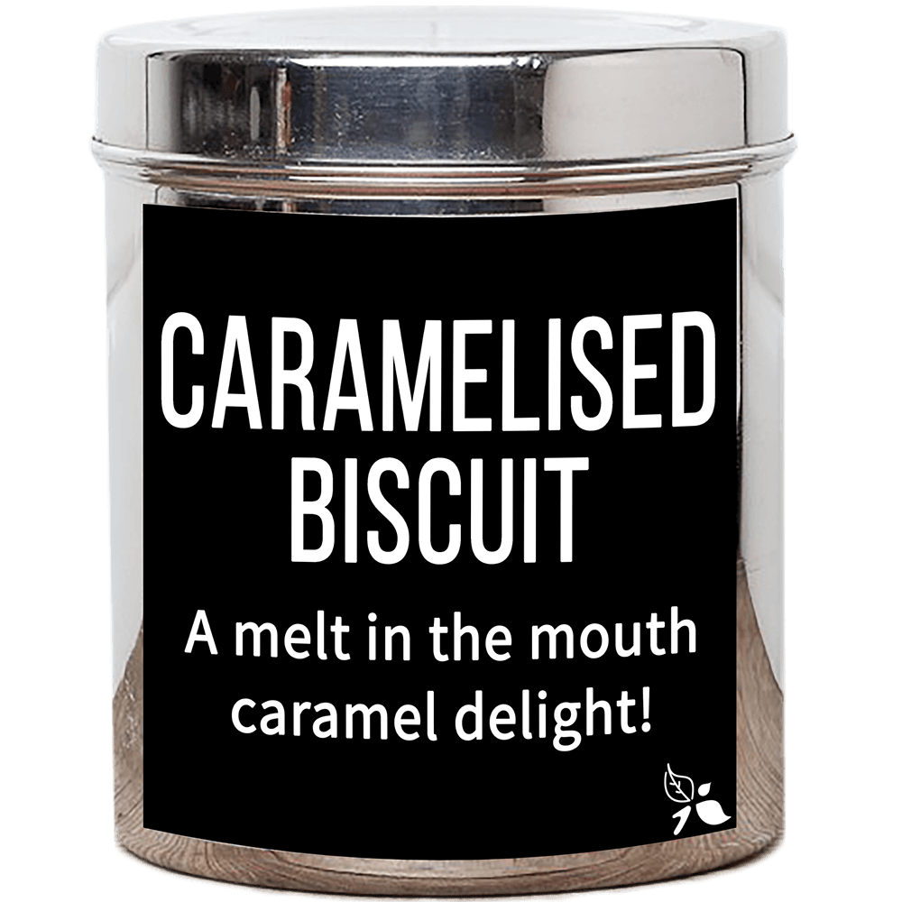 caramelised biscuit tea custom tin