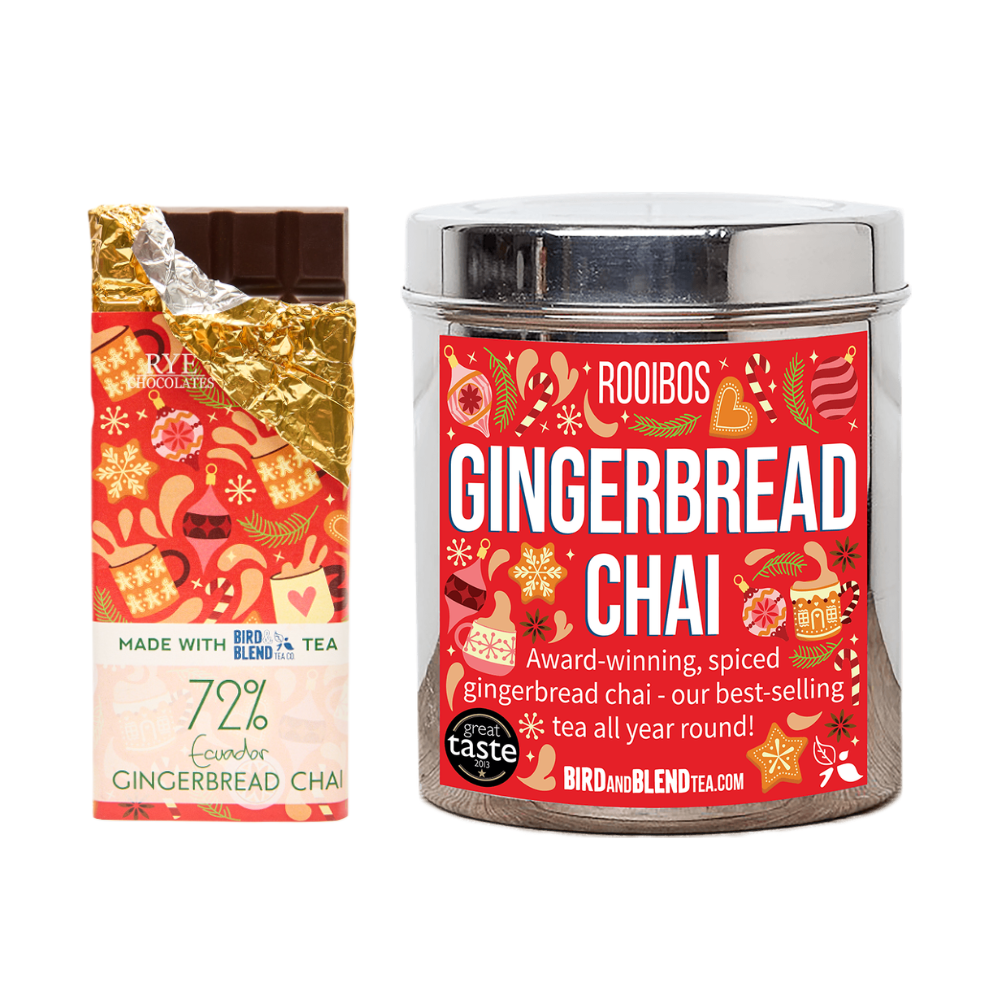 gingerbread chai chocolate and gingerbread chai