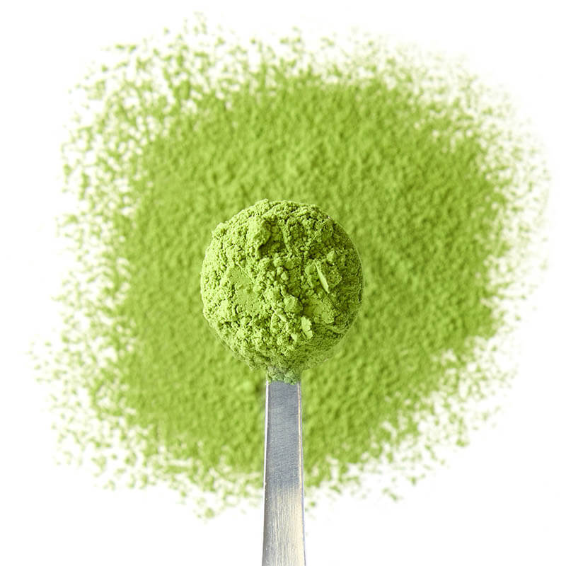 mango sorbet matcha tea spoon