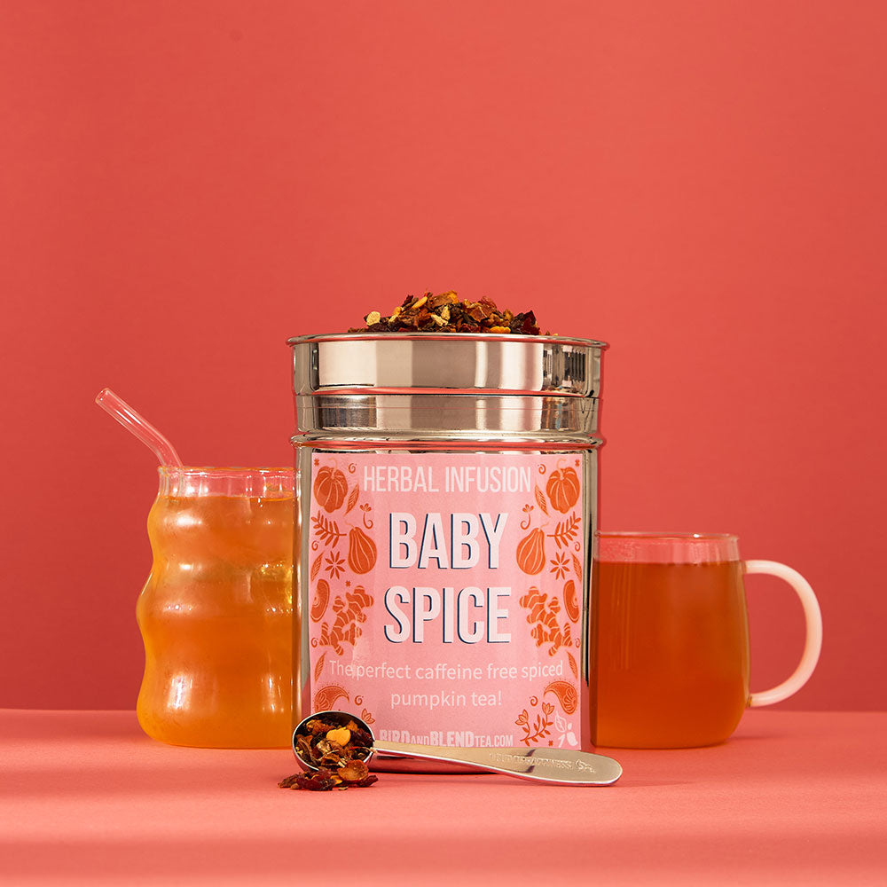 baby spice loose leaf tea iced & hot tea