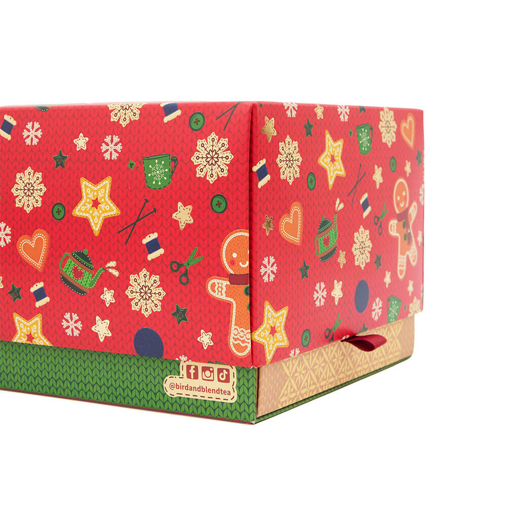 complete christmas collection box corner of box