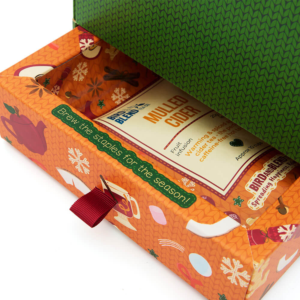 complete christmas collection drawer open