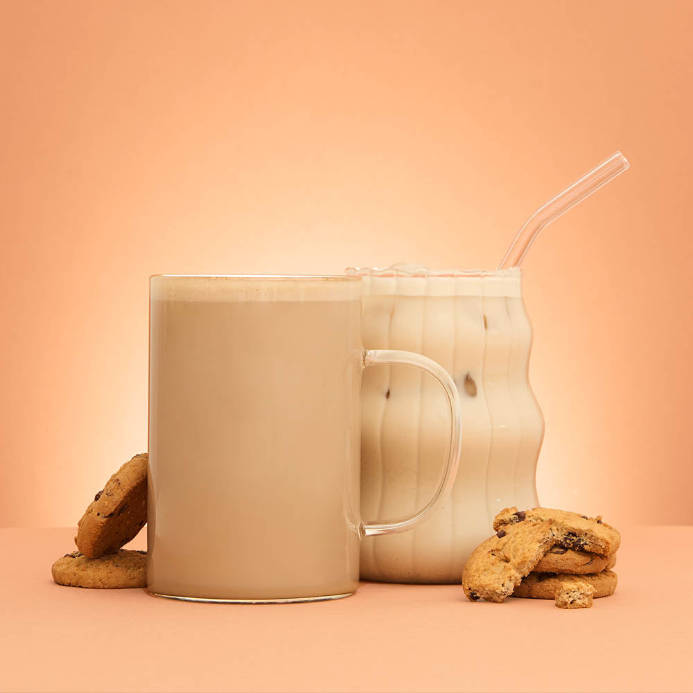 cookie hojicha cold brew hot brew