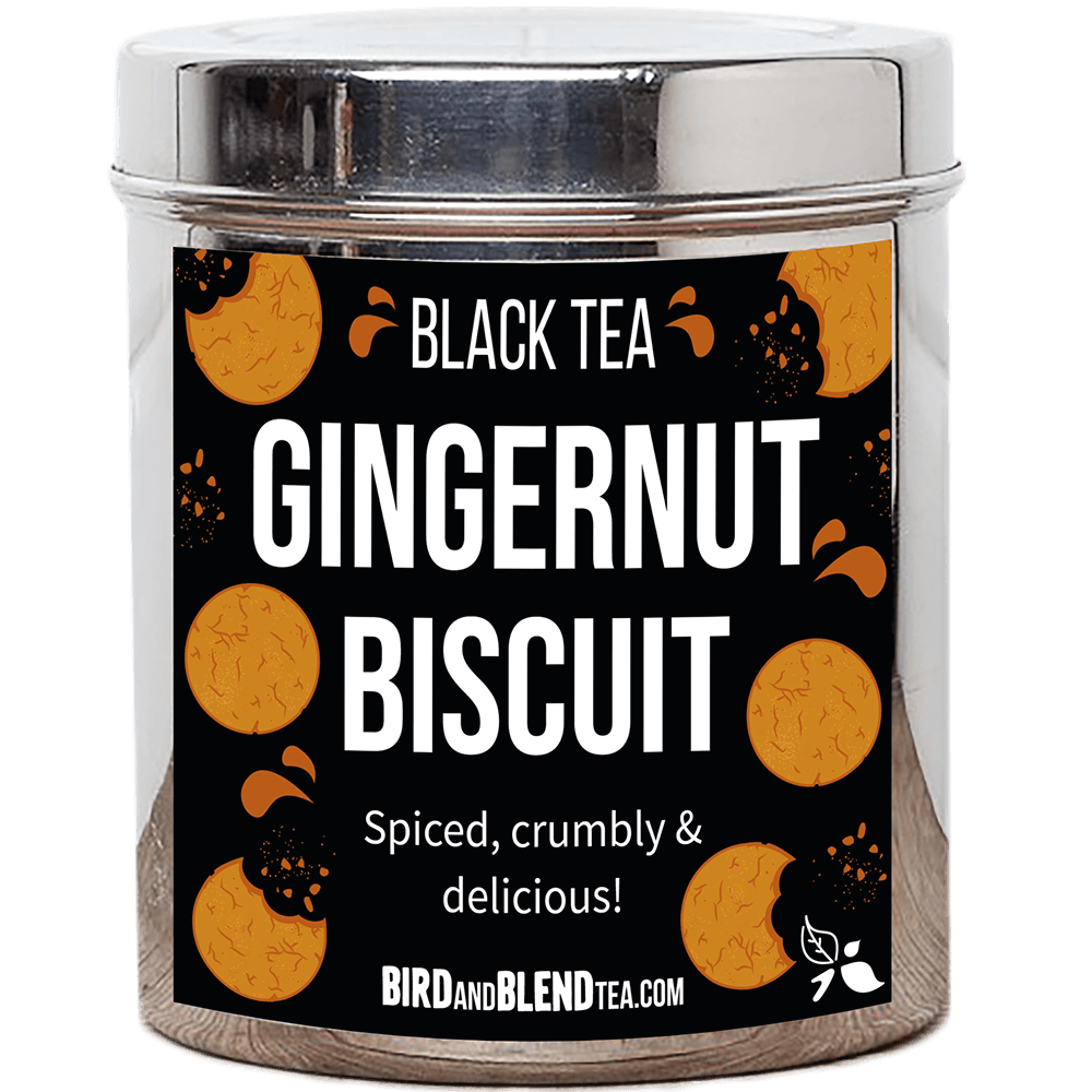 gingernut biscuit tea custom tin