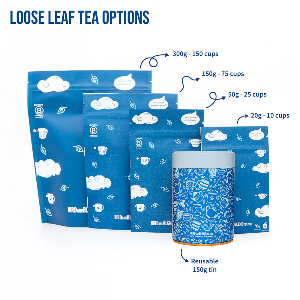 Bird & Blend Tea Tin Caddy