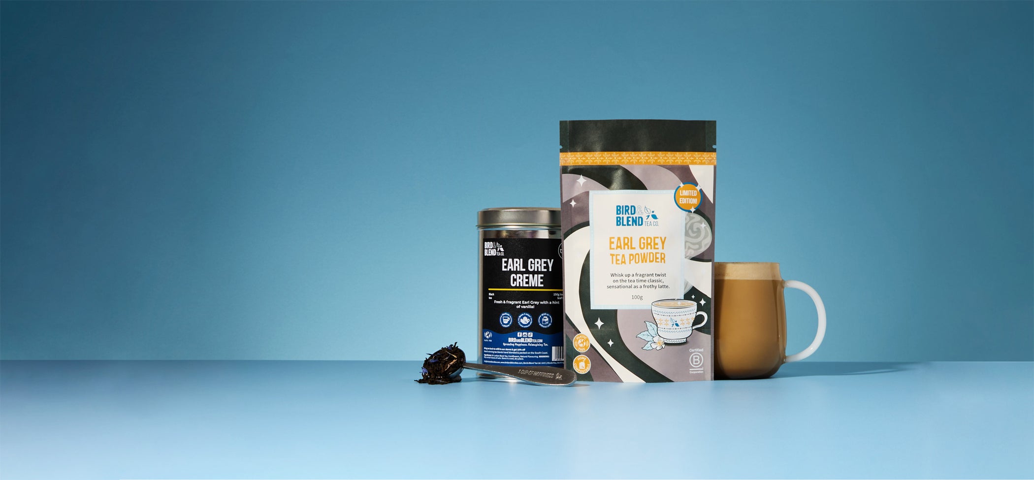 national tea day earl grey tea powder-desktop banner