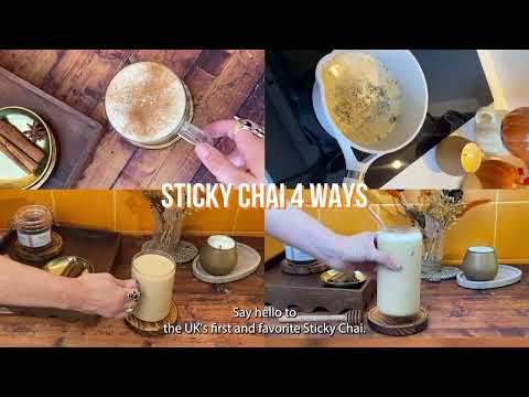 sticky chai 4 ways