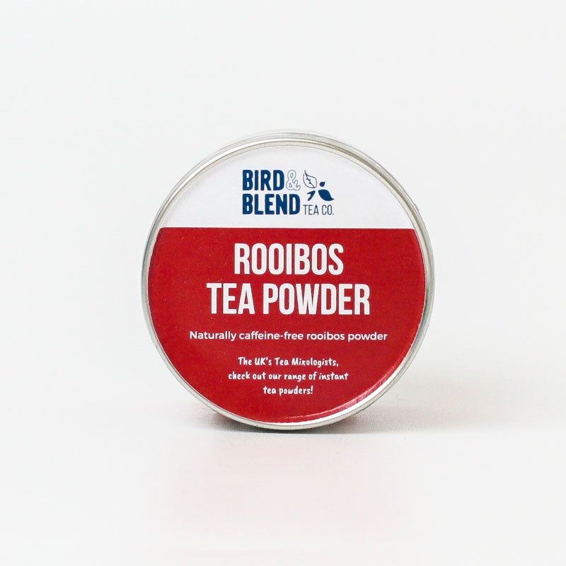 rooibos tea powder tin