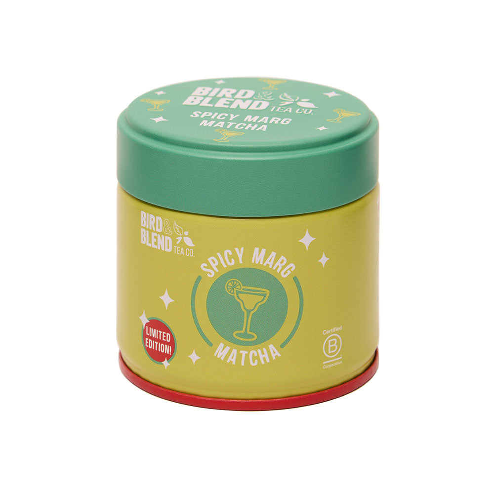 spicy margarita matcha tin