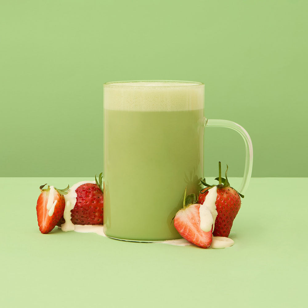 strawberries and cream matcha tea ingredients