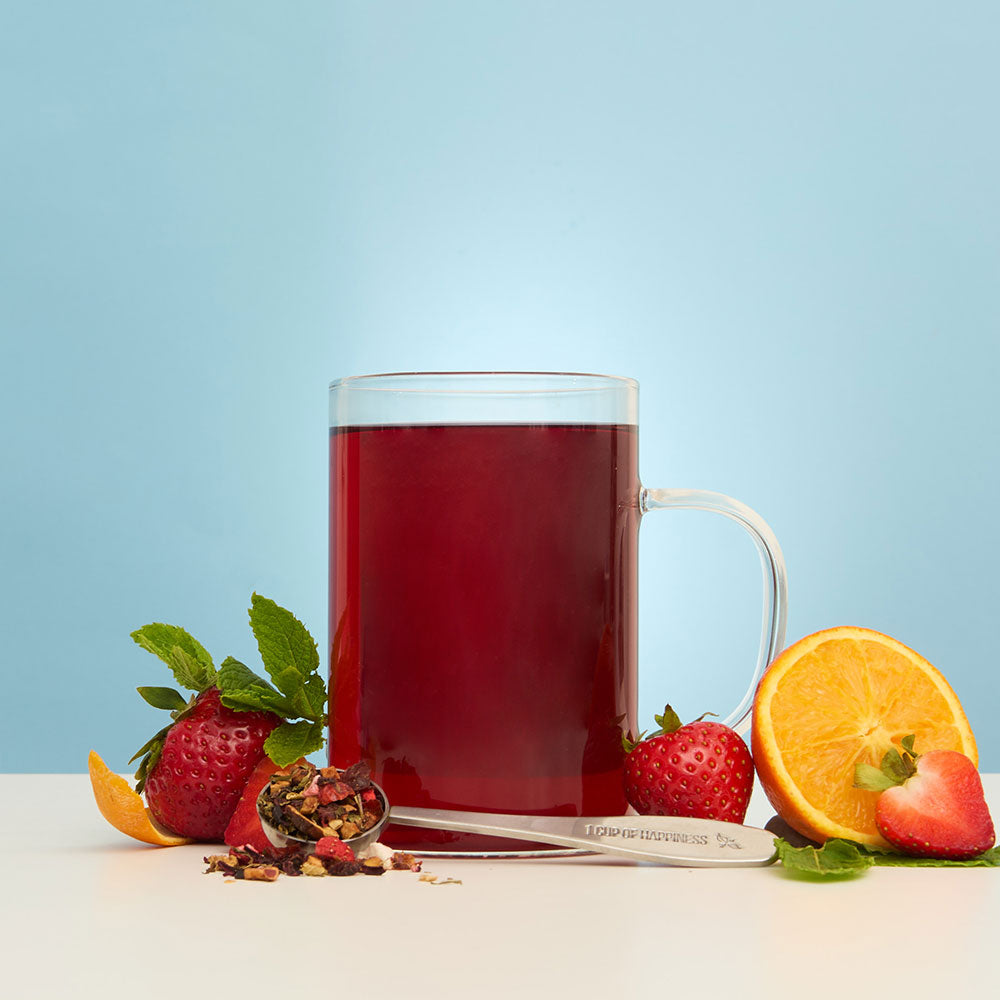 summer in the garden hot tea