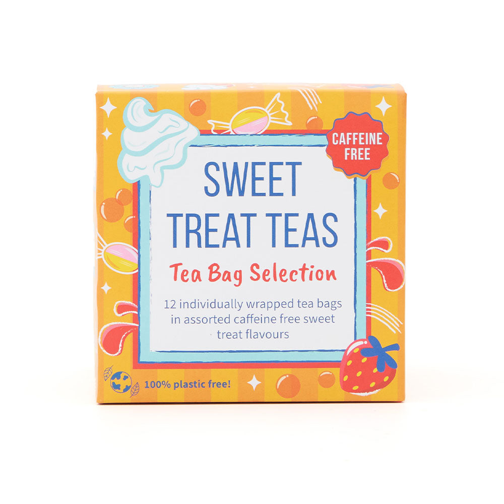 sweet treat tea cube front of packaging design