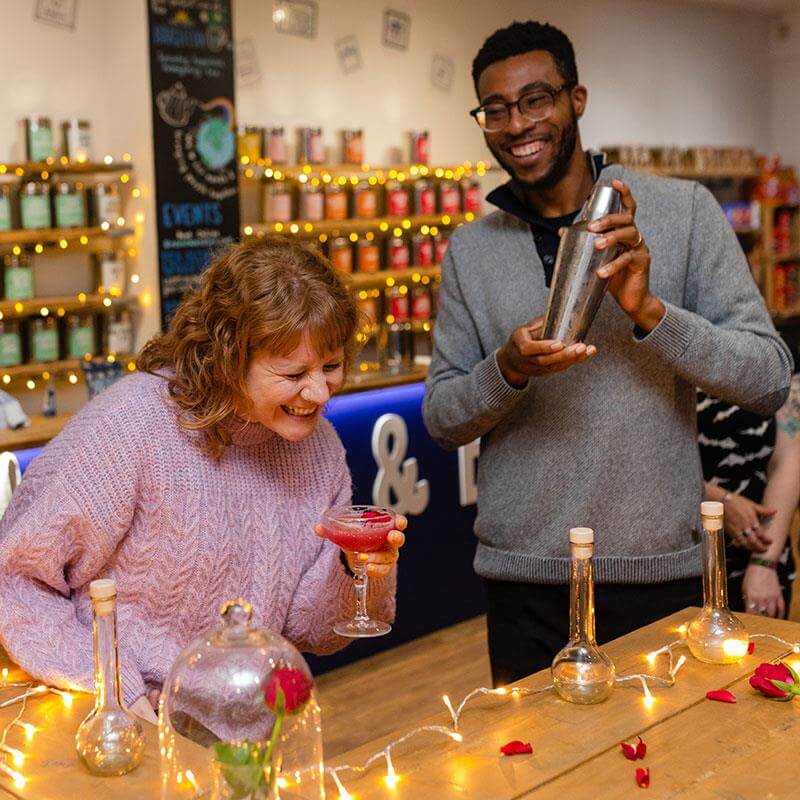 tea cocktail making experience