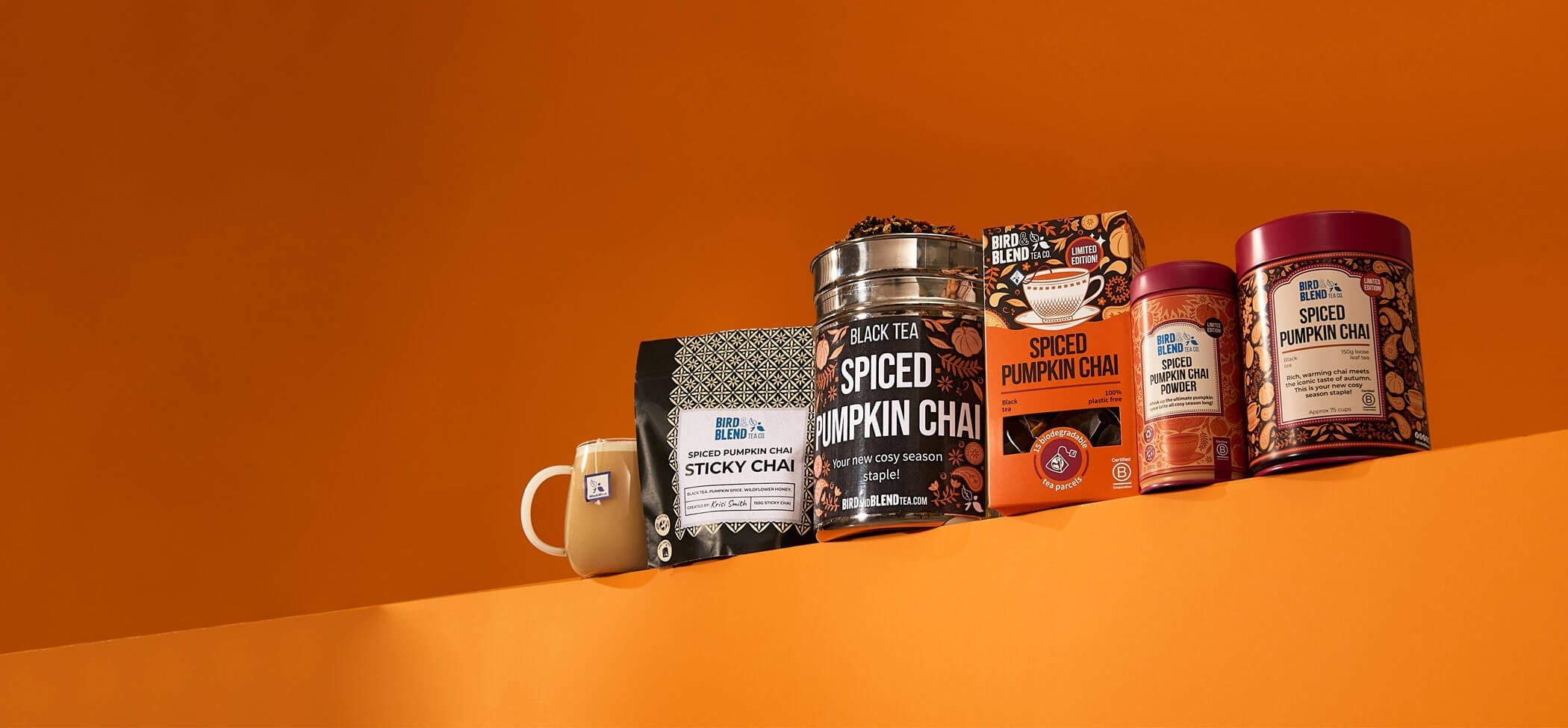spiced pumpkin chai collection