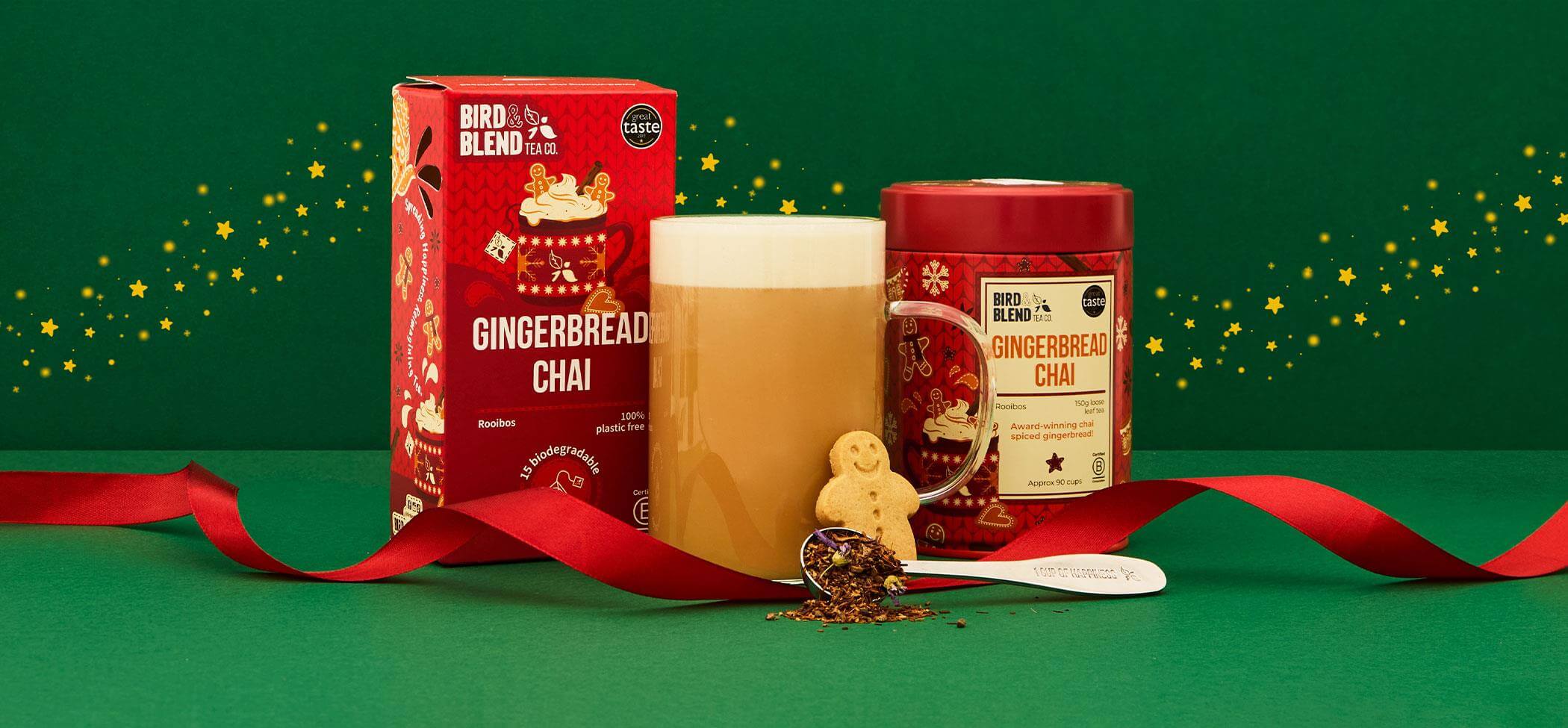 gingerbread chai latte hot tea christmas 