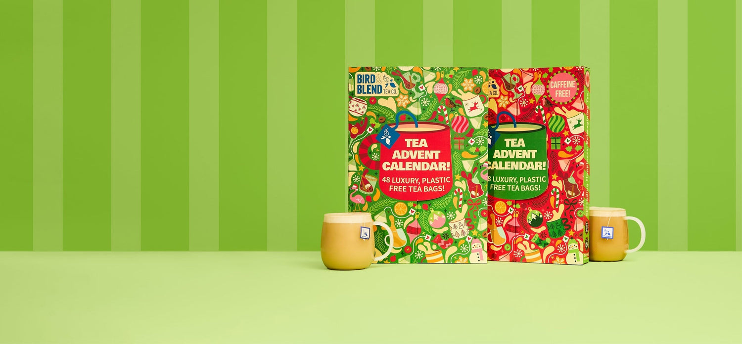 tea and caffeine free tea advent calendars and two hot teas