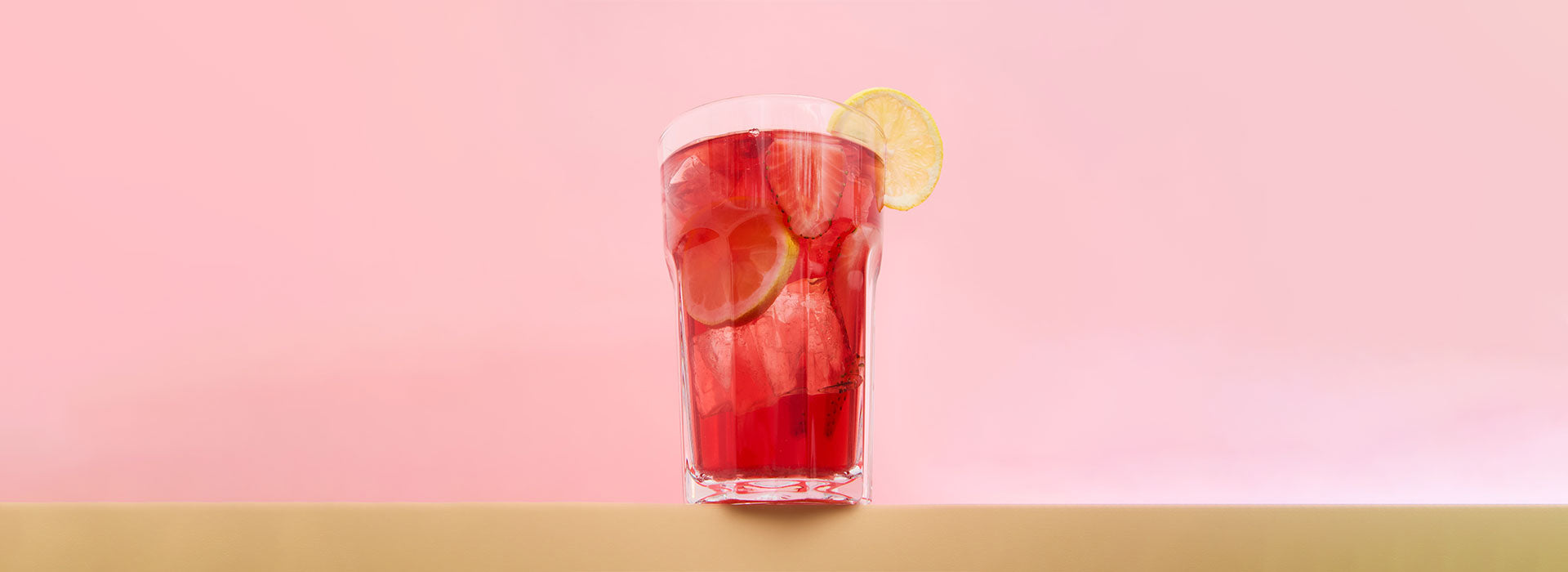 Strawberry Lemonade Iced Tea Cocktail