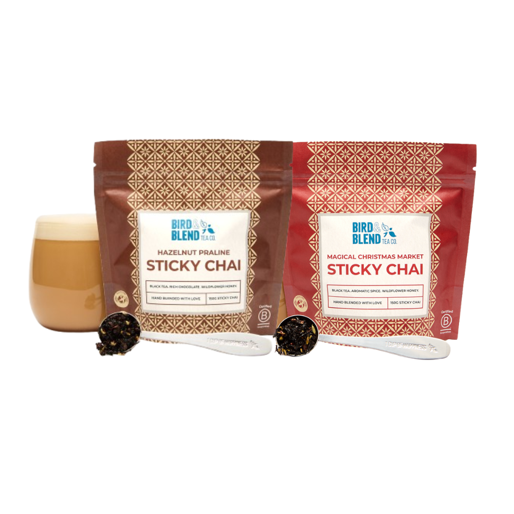 hazelnut praline sticky chai and magical christmas market sticky chai