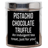 pistachio chocolate truffle tea custom tin