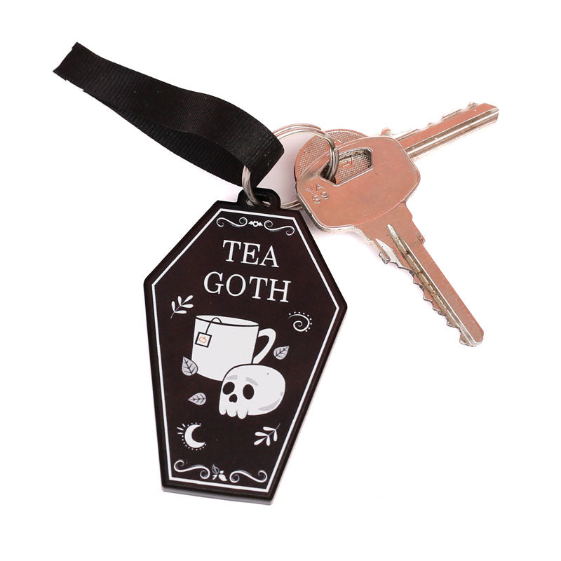 tea goth key charm