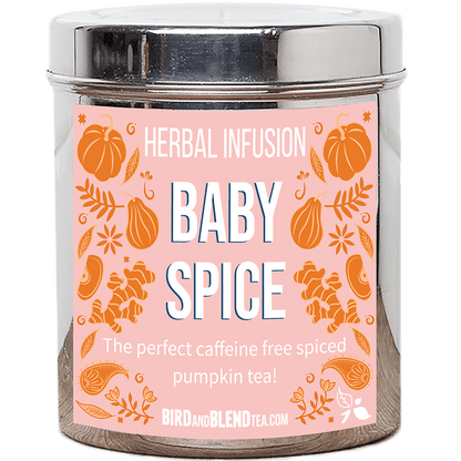 Baby Spice Herbal Tea Digital Hero Custom Tea Tin
