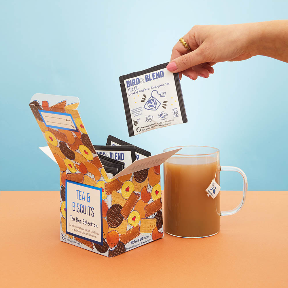 biscuit cube open tea bags