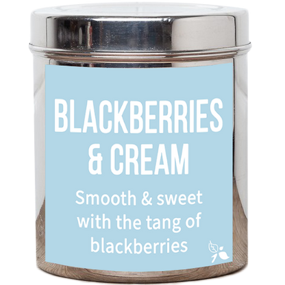 blackberries and cream tea tin