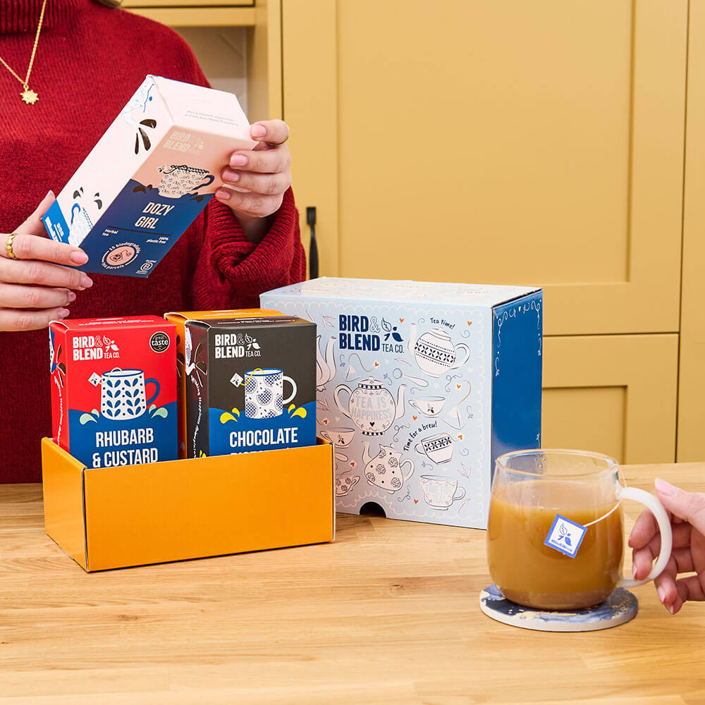 Build your own bundle tea bag and glass infuser mug