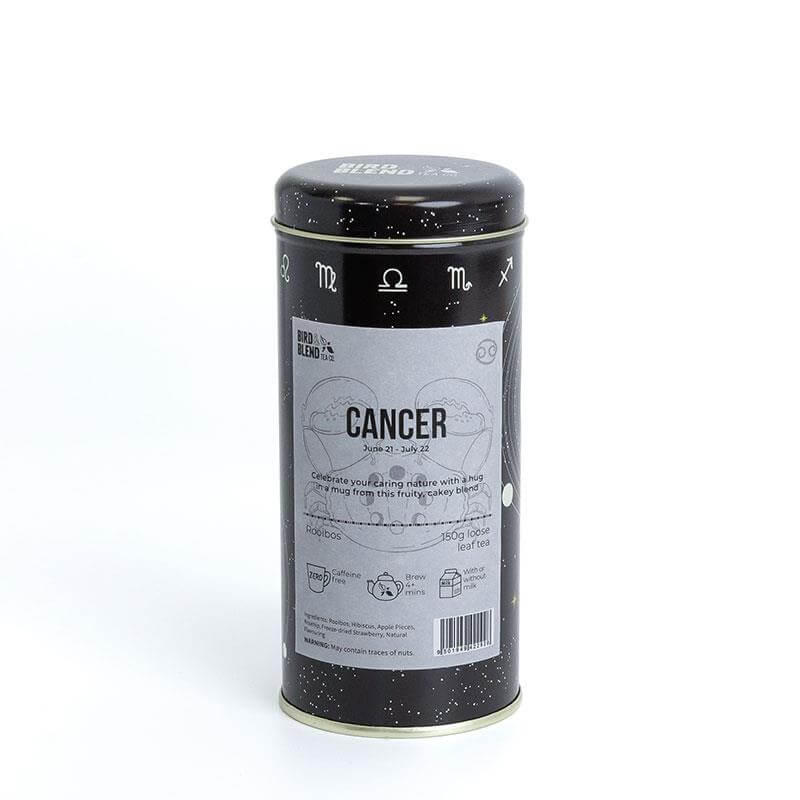 Cancer zodiac loose leaf tea tin