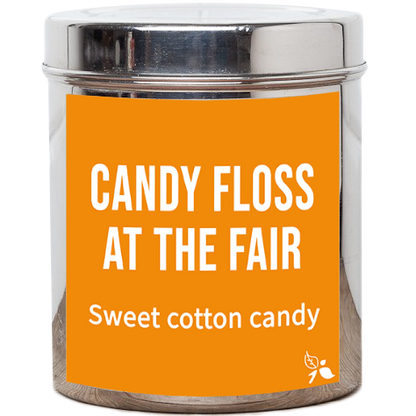 candy floss at the fair tin