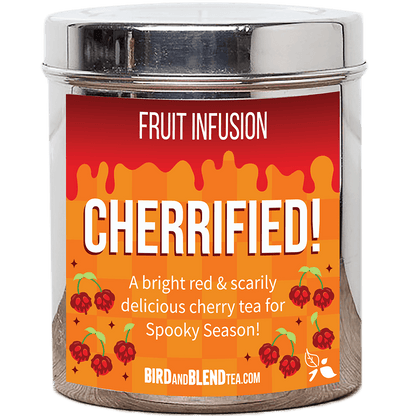 Cherrified! digital custom tea tin