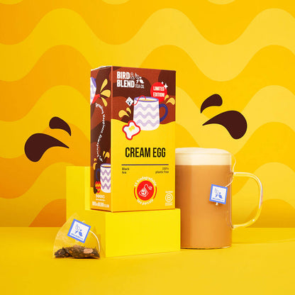 limited edition black cream egg tea