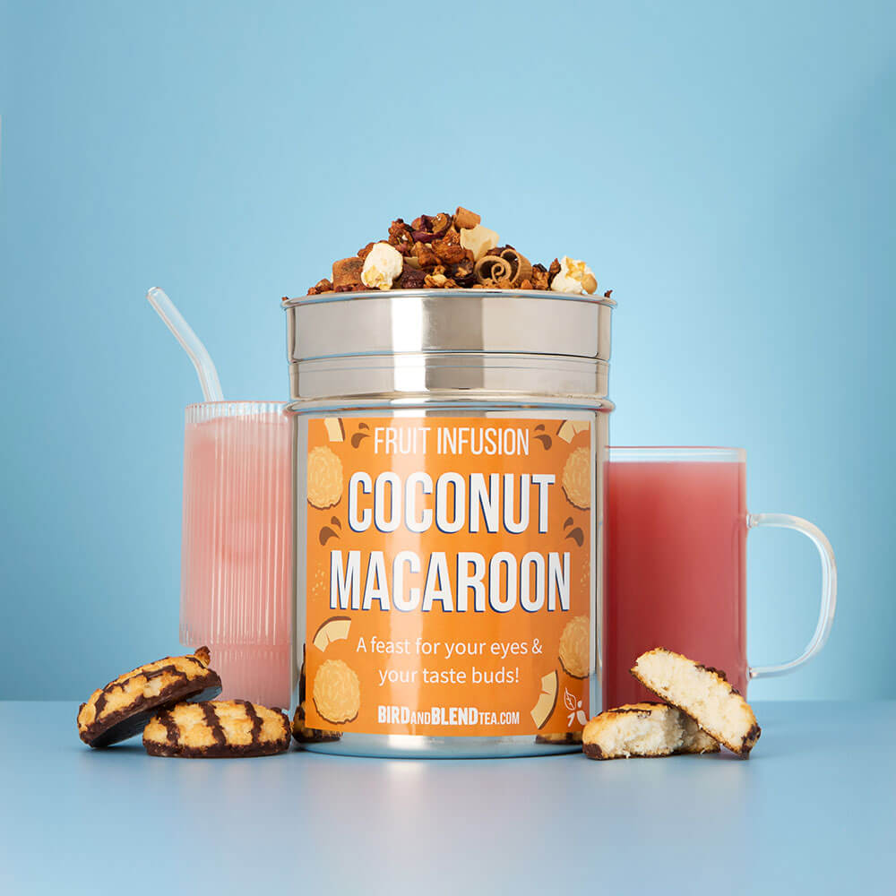coconut macaroon fruit tea