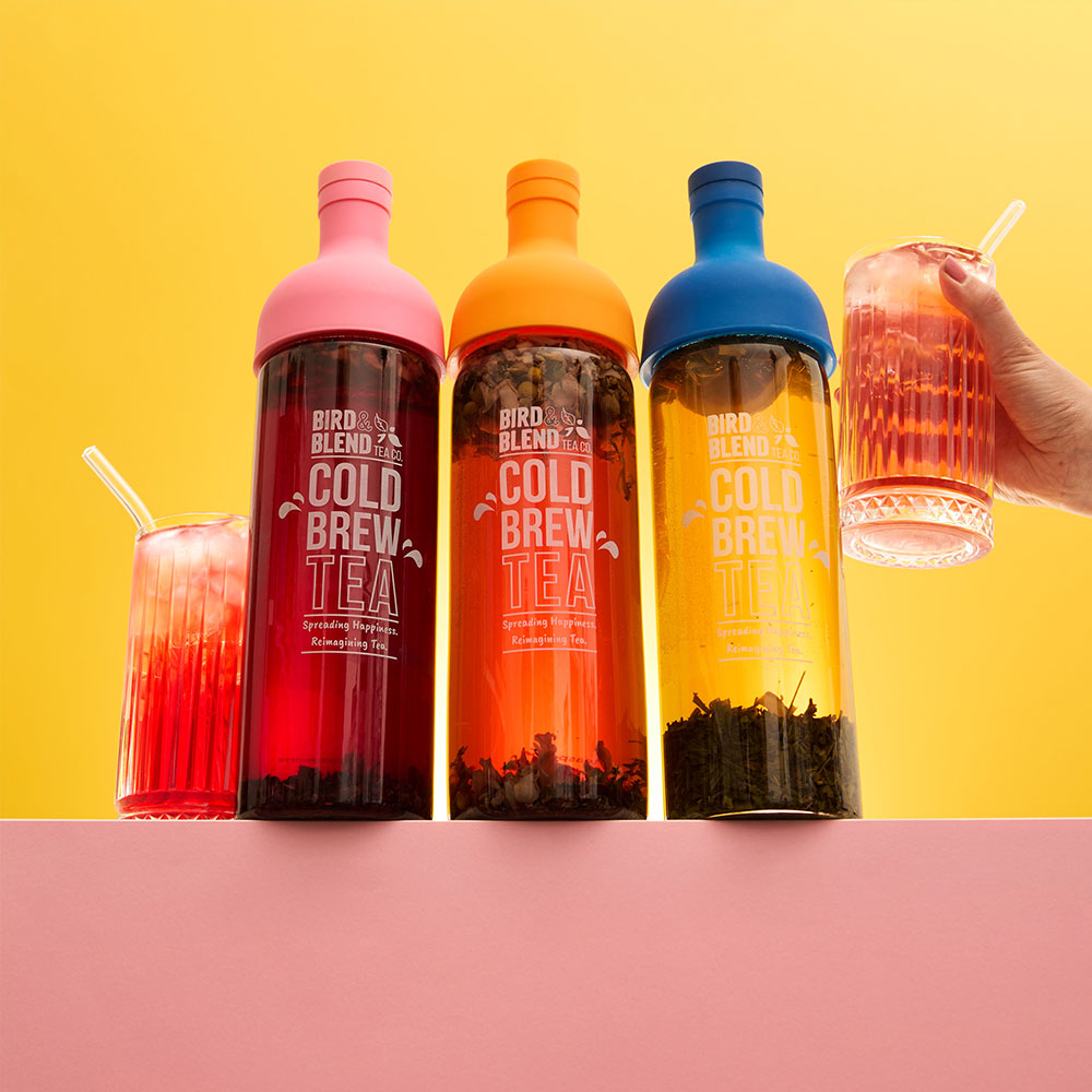 cold brew starter kit orange bottle full collection