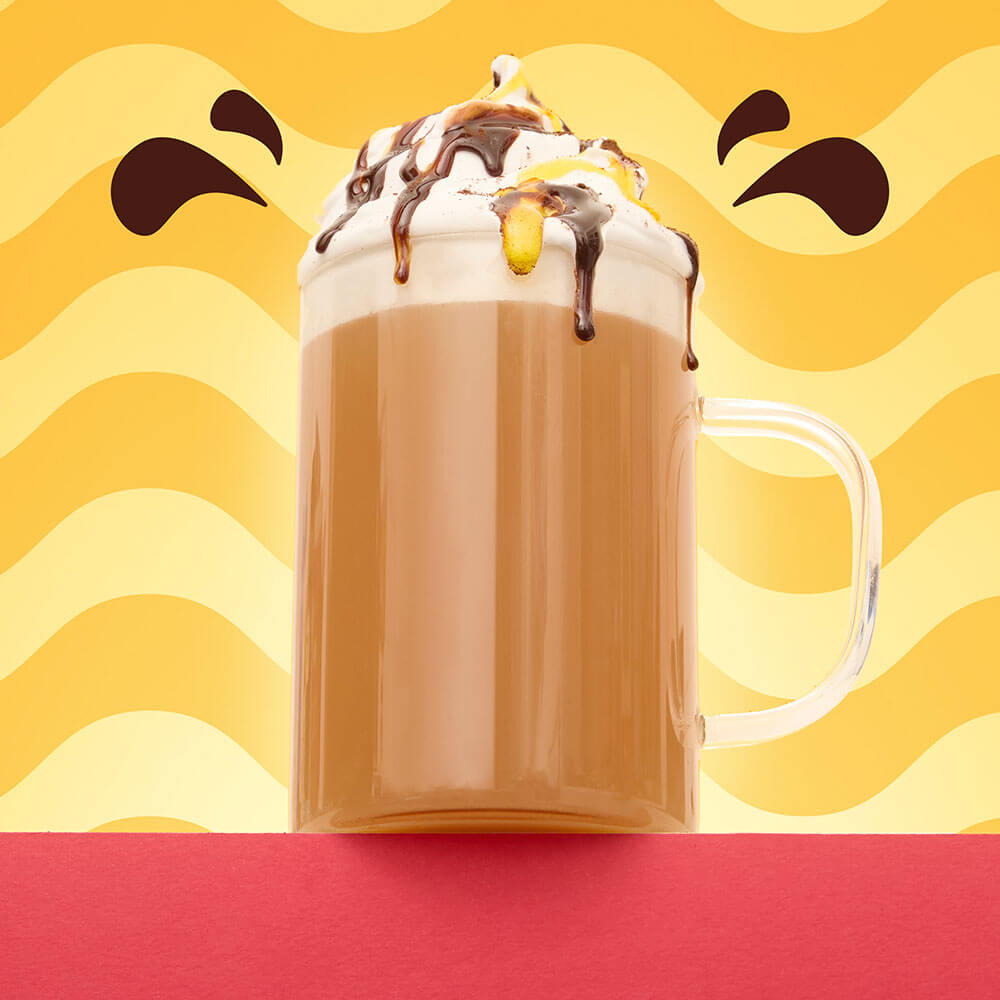 cream egg tea mega latte