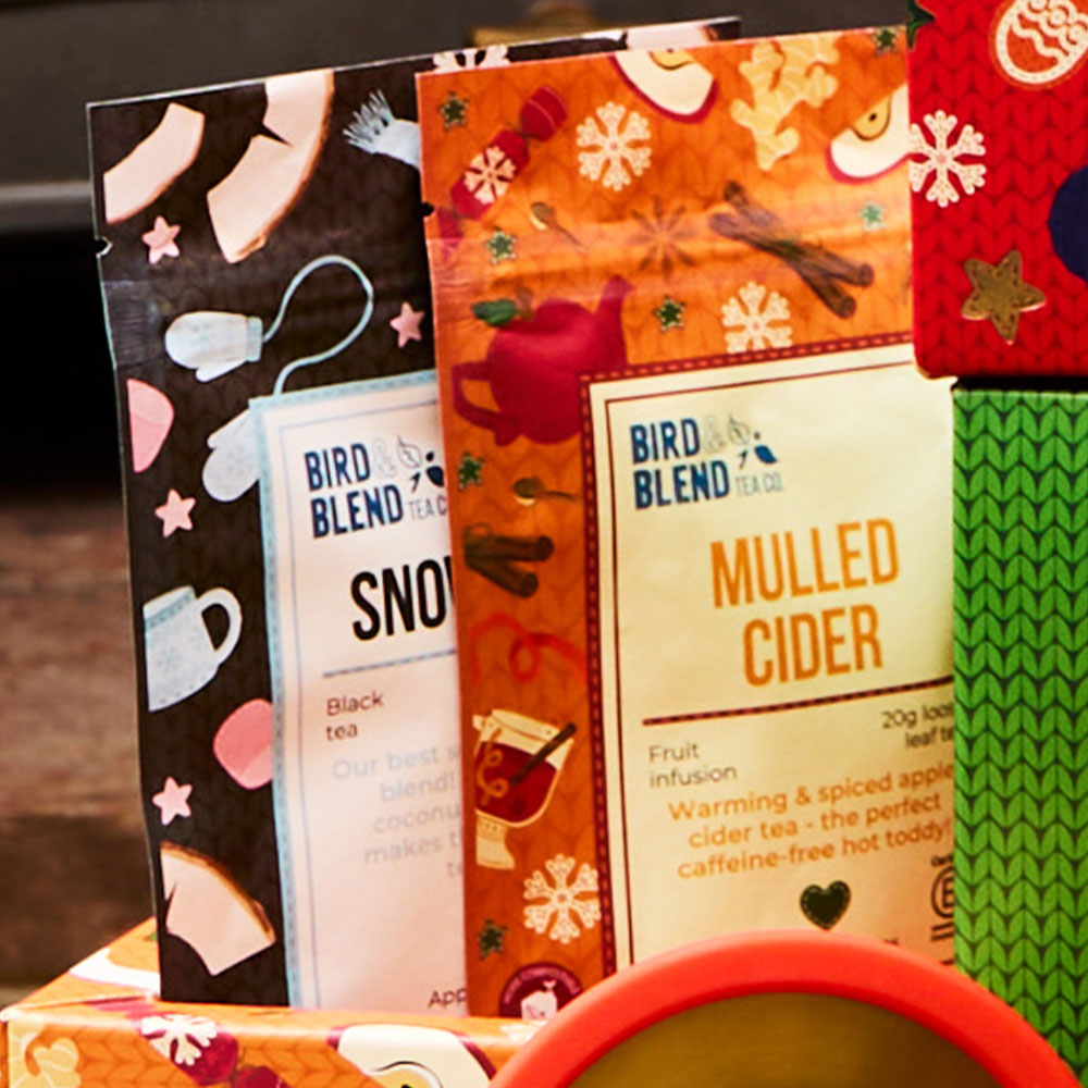  complete christmas collection custom tea pouches 