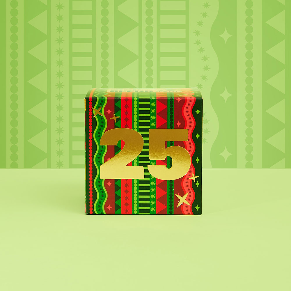  day 25 advent calendar cube 
