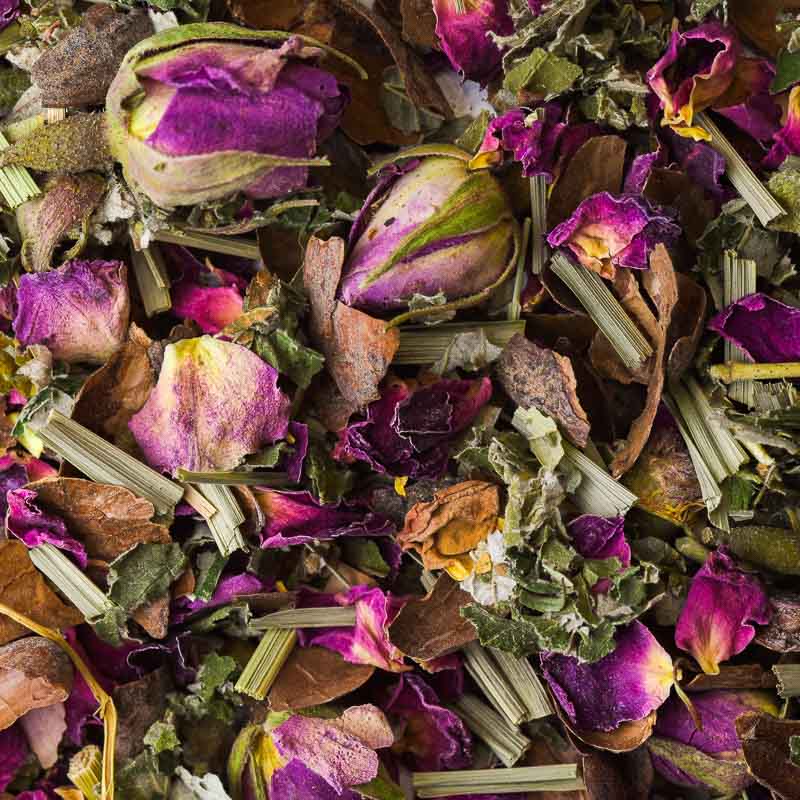 enchanted narnia loose leaf tea flatlay