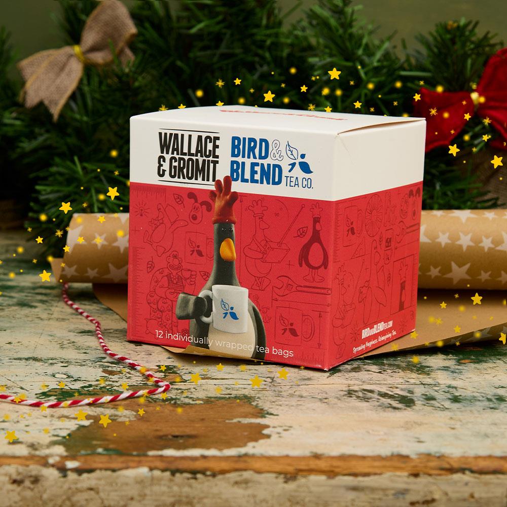 feathers tea cube christmas gifting