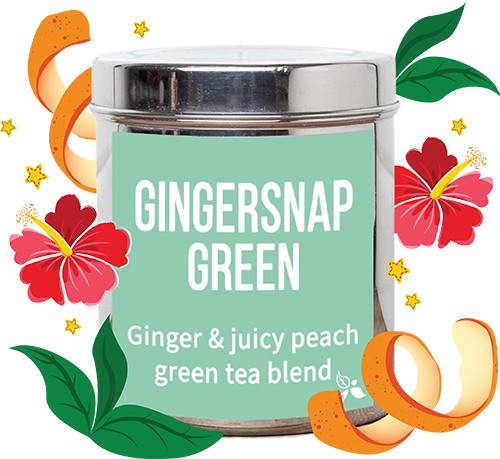 gingersnap green tea flavours