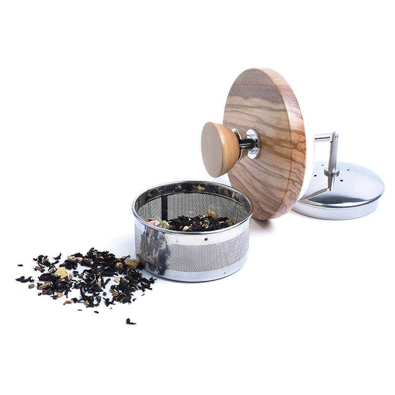 glass infuser teapot parts and loose leaf tea