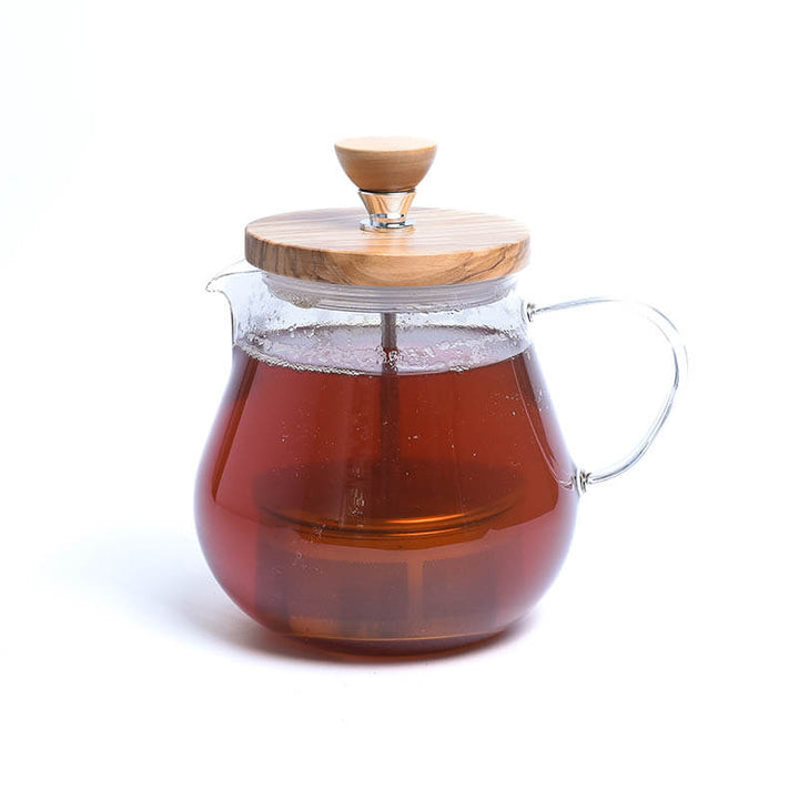 glass infuser teapot