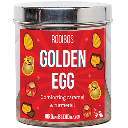 Golden Egg Rooibos loose leaf tea tin