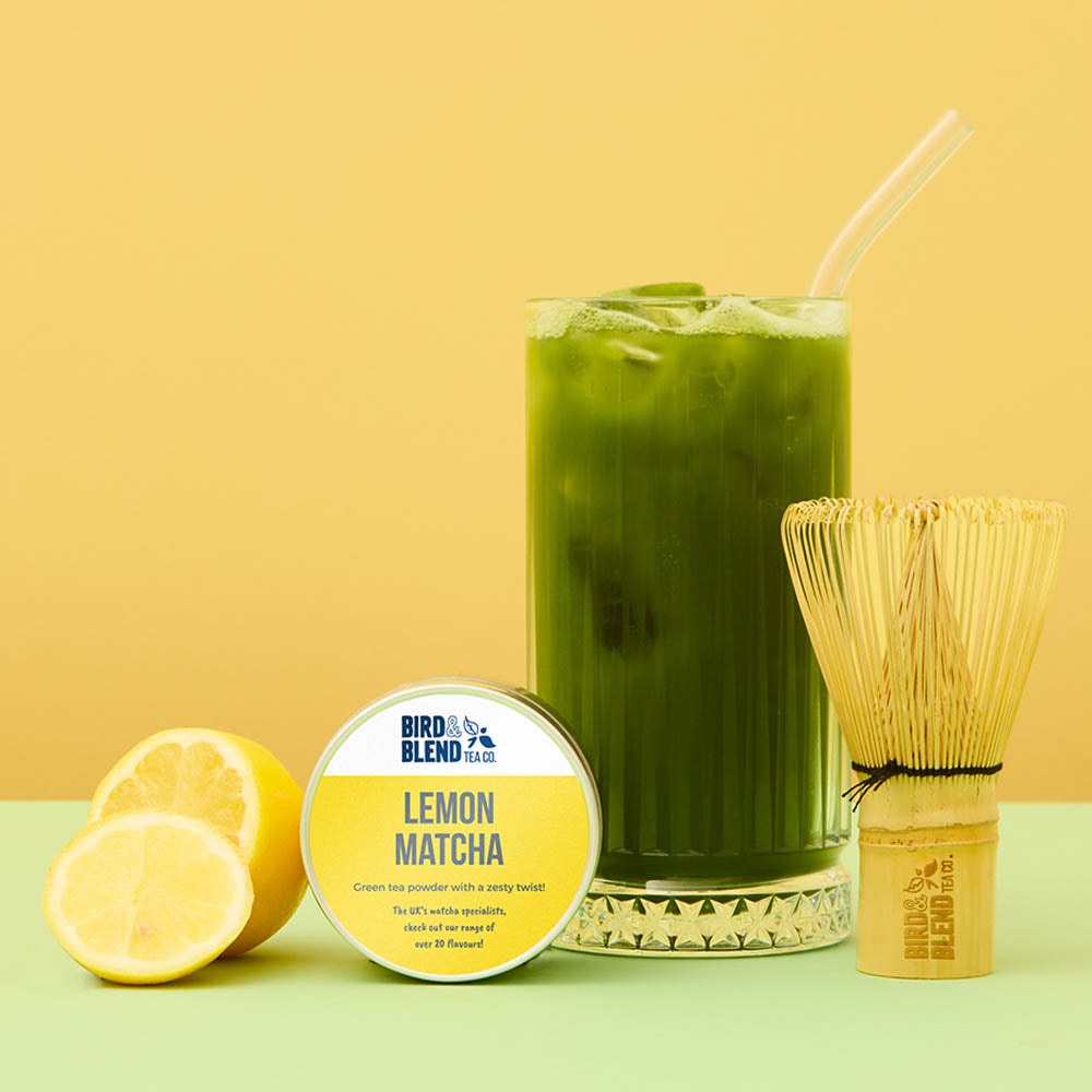 iced matcha lemonade