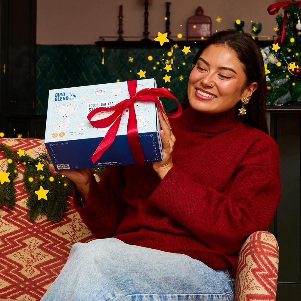 loose leaf tea starter kit christmas gifting happy giftee