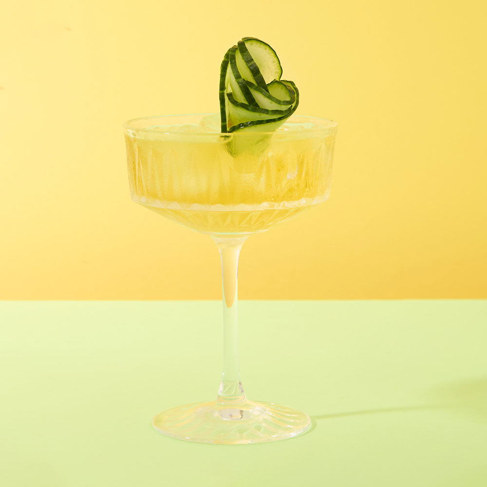 mollys sunny sencha fizz cocktail