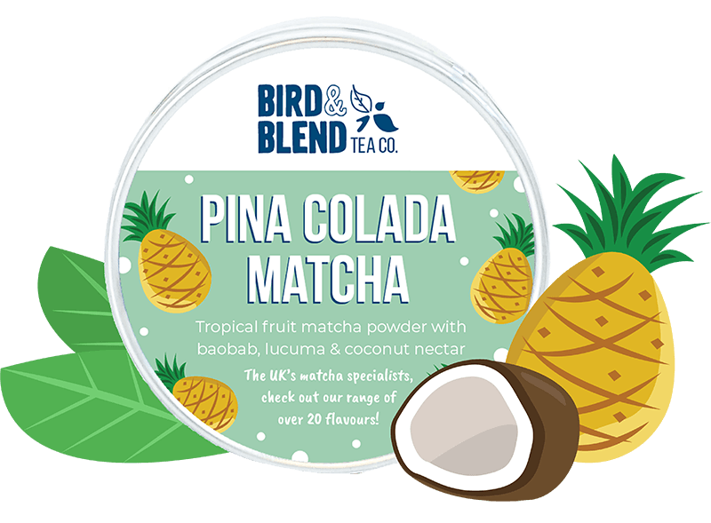 pina colada flavoured matcha ingredients