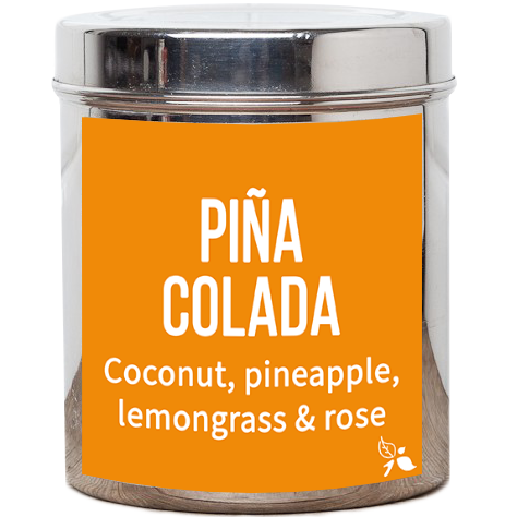 pina colada tea tin