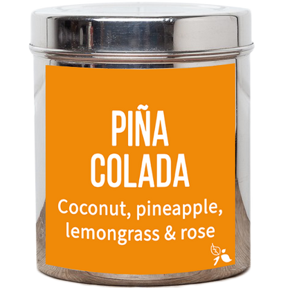 pina colada tea tin