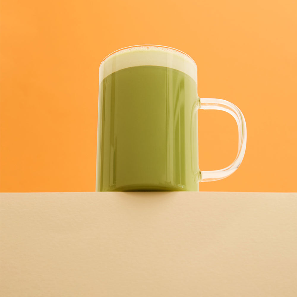 pure matcha hot tea driver
